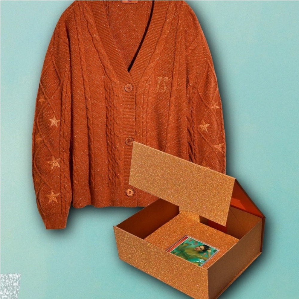 NIB Taylor Swift Life of a Showgirl Cardigan and Box Set